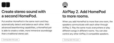 homepod airplay 2 stereo