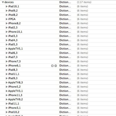 fake ios device references