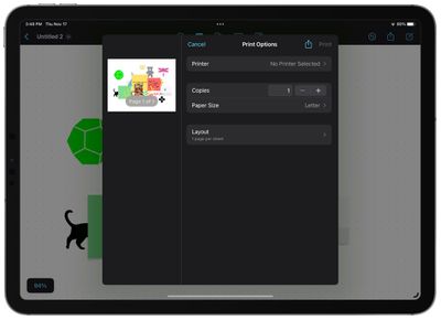 freeform printing - 10 کاری که می توانید با اپلیکیشن Freeform در iOS 16.2 و iPadOS 16.2 انجام دهید