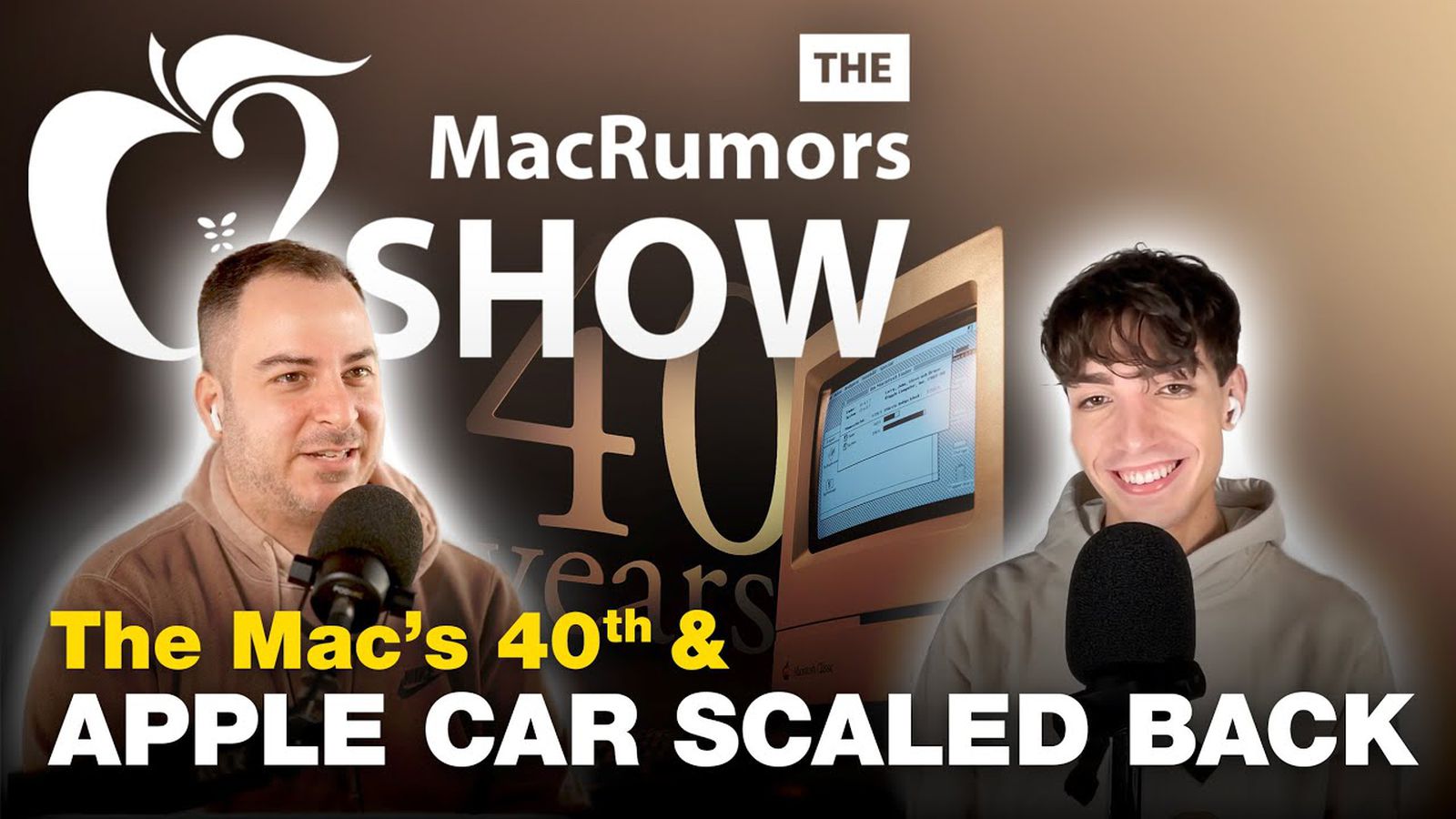 MacRumors Show: 40-летие Mac, приложения Vision Pro и слухи об Apple Car