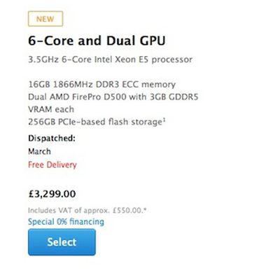 mac pro uk ship march