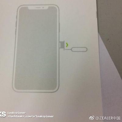 alleged iphone 8 sim packaging insert