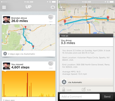 Automatic And Jawbone Team Up To Integrate Automatic Data Into Jawbone Up App Macrumors