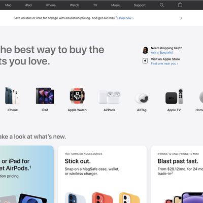 apple store website