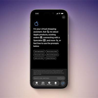 Apple Store App Rolling Out Early Preview of AI Shopping Assistant Feature