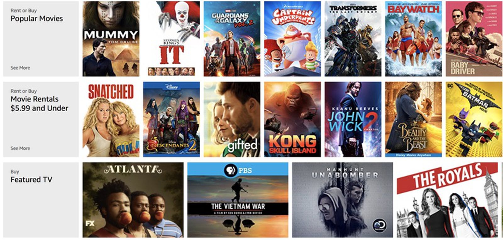 Amazon Drops Prices on 4K Content in UK After Apple Offers 4K for HD Prices Updated  MacRumors