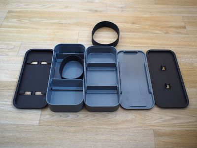 These bento box organizers are perfect for Apple lovers