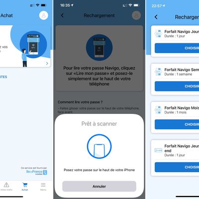 smart navigo card paris scan