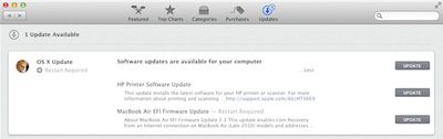 mountain lion software update mac app store