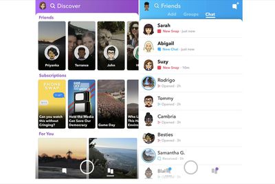 snapchat redesigned redesign