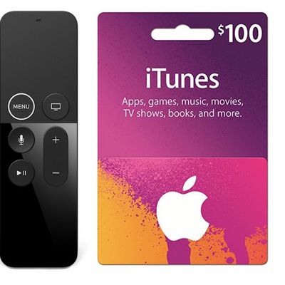 apple tv 4k itunes gift card deal