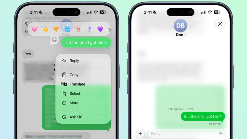 iOS 27 Brings Two Key iMessage Features to Green Chat Bubbles - MacRumors