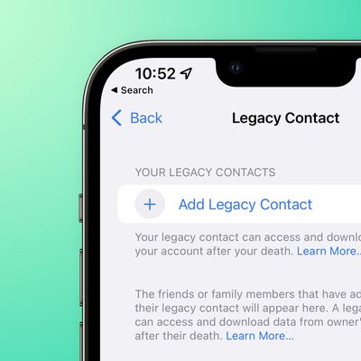 apple ios 15 2 legacy contact feature