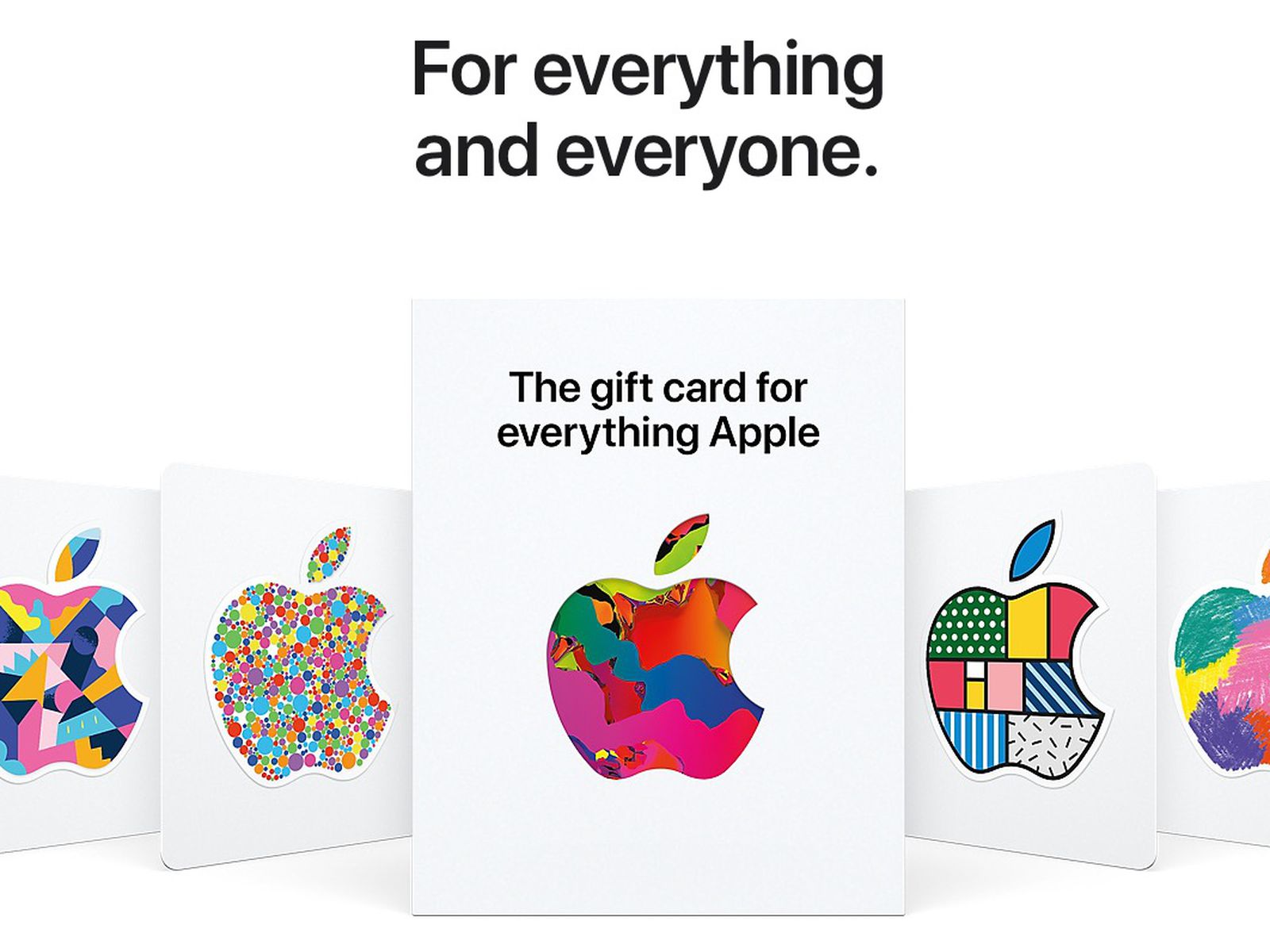 Apple Launches New Gift Card for 'Everything Apple' - MacRumors