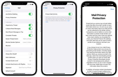 mail privacy protection ios 15
