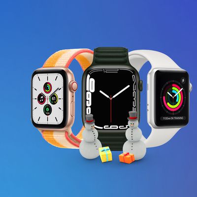 apple watch blue holiday