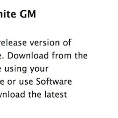 yosemite gm dev center