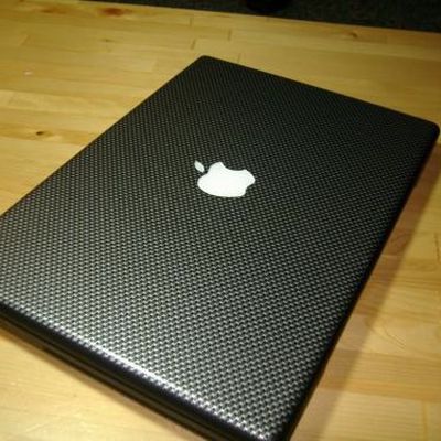 carbon fiber macbook pro decal