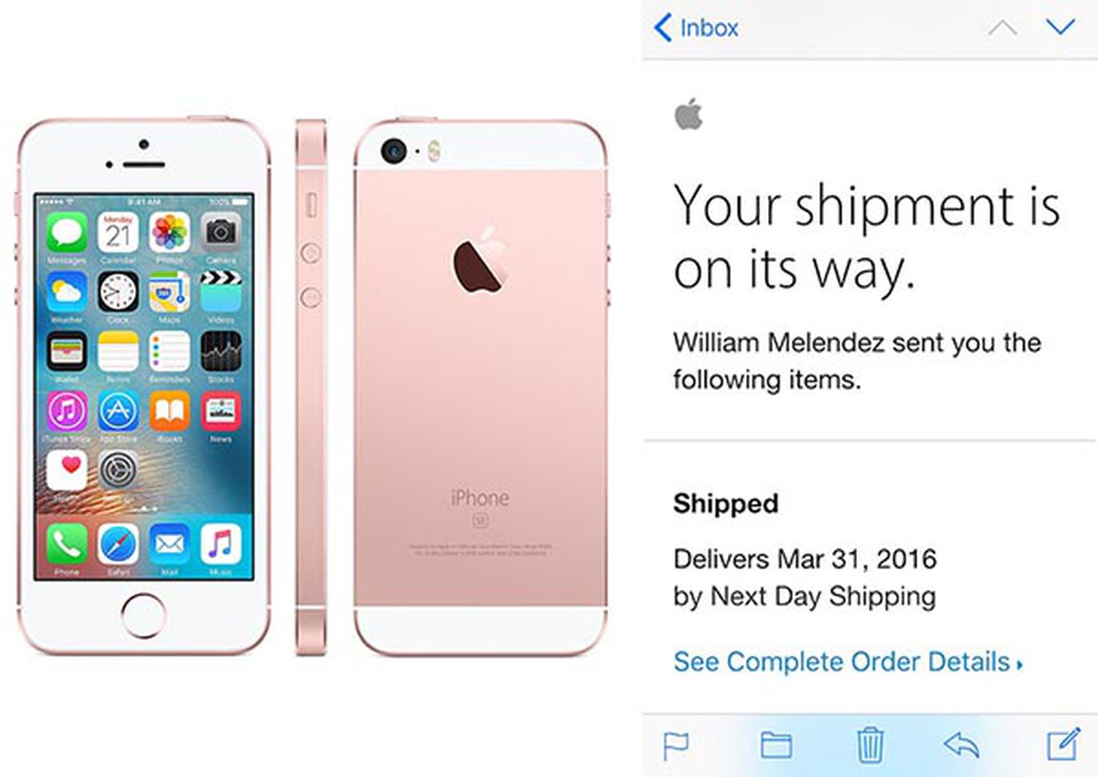 iPhone SE and 9.7