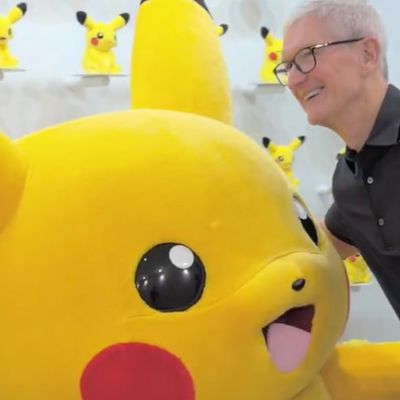 apple ceo tim cook pikachu