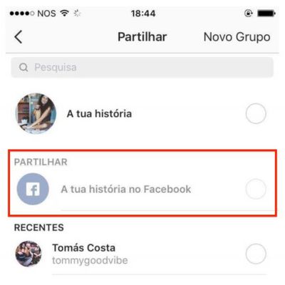 instagram to facebook stories