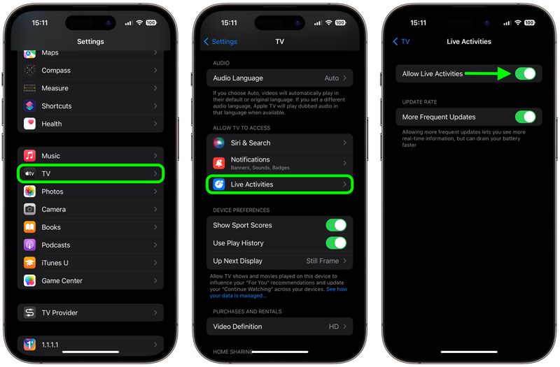 How to Enable Live Activities on iPhone - MacRumors