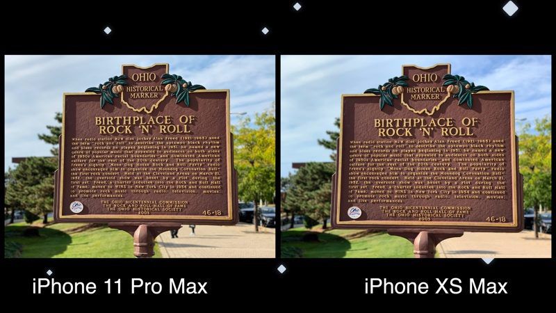 Camera Comparison Iphone 11 Pro Max Vs Iphone Xs Max Macrumors