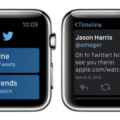 twitter apple watch