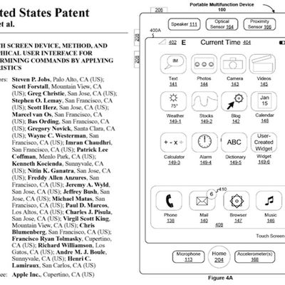 jobs iphone patent and figure