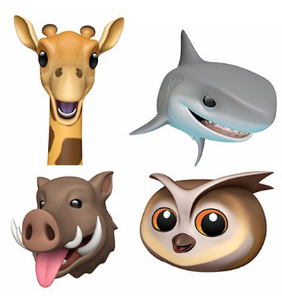 Apple Introduces New Giraffe, Shark, Owl and Boar Animoji in iOS  Beta  - MacRumors