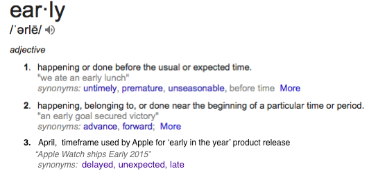 tim cook apple watch on schedule to ship in april image