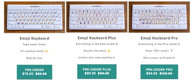 Physical 'Emoji Keyboard' for Macs and iOS Devices Lets You Type Emoji