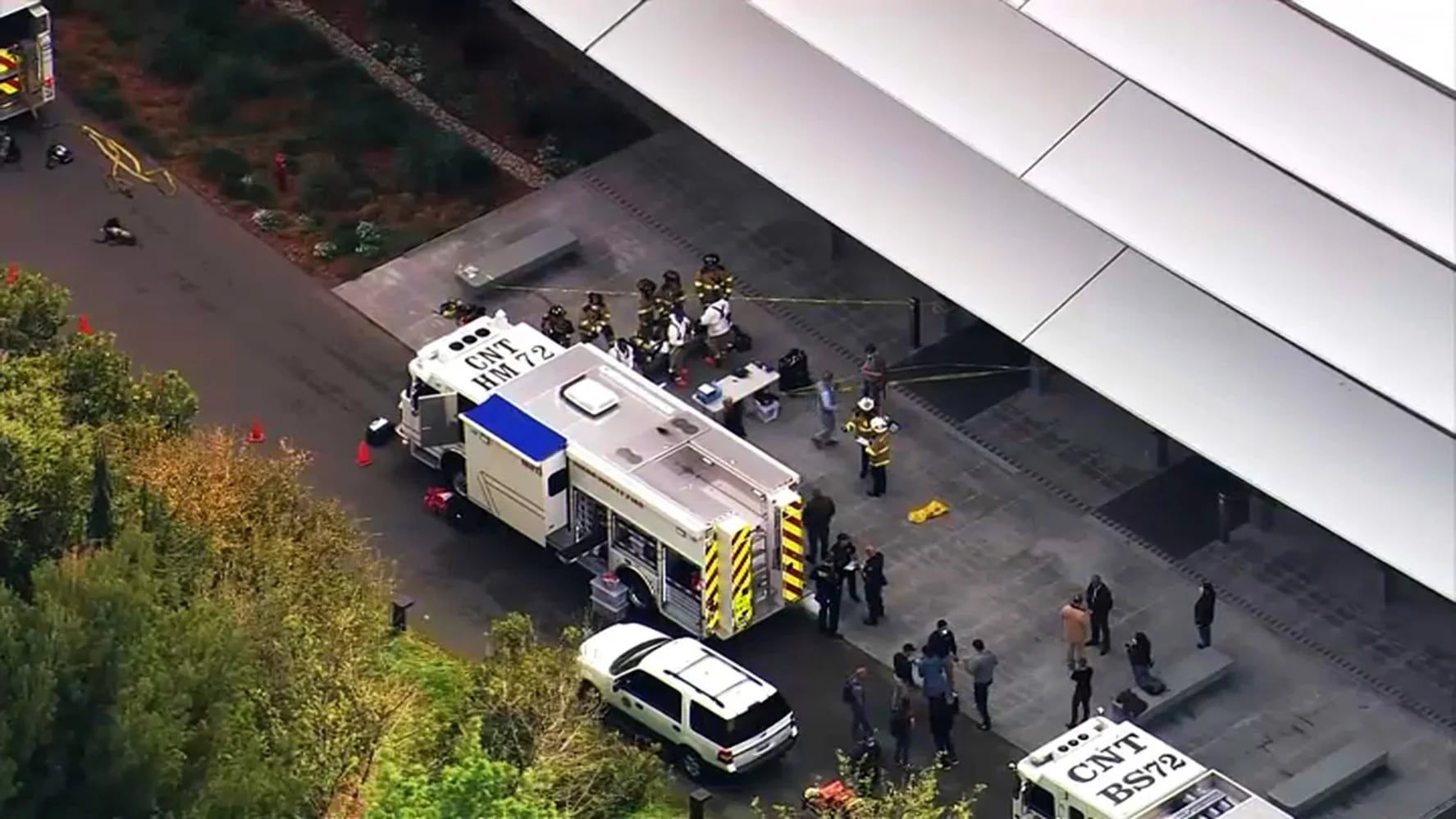 A small number of Apple employees appear to have been evacuated from the Apple Park campus in Cupertino, California, according to NBC Bay Area. There 