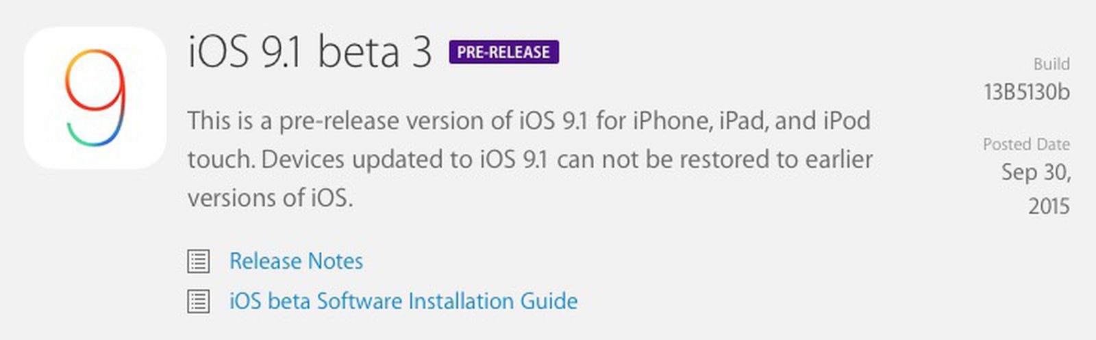 Apple Seeds Third iOS 9.1 Beta to Developers - MacRumors