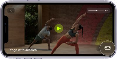 ios14 iphone 11 fitness fitness plus workout metrics editor callout