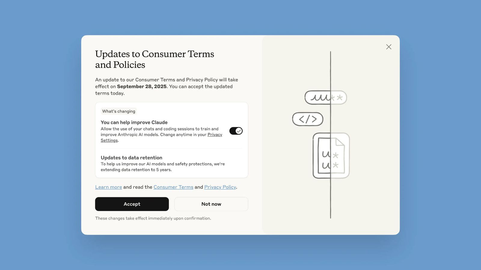 Anthropic Will Now Train Claude on Your Chats, Here's How to Opt Out