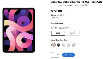 The new iPad Air is up to $70 off at Walmart if you preorder now