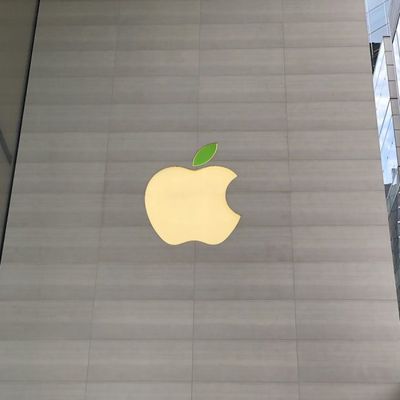 apple logo earth day singapore