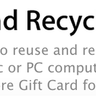 apple recycling program