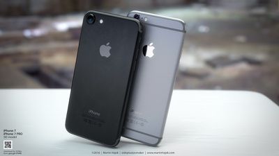 Dark Space Gray iPhone 7 Conceptualized in New Renderings - MacRumors