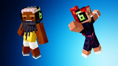 bat les personnages de Minecraft