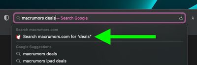 macrumors search deals - 10 نکته macOS برای افزایش بهره وری شما