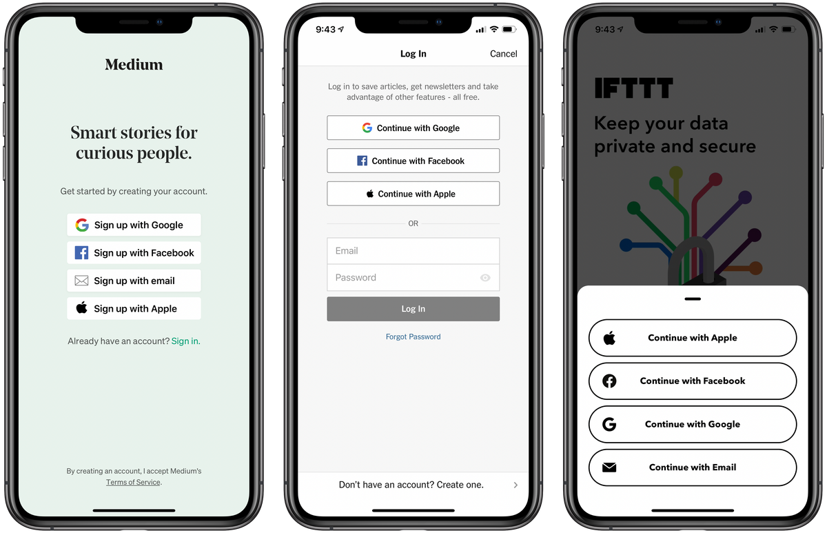 more apps supporting apple sign in image
