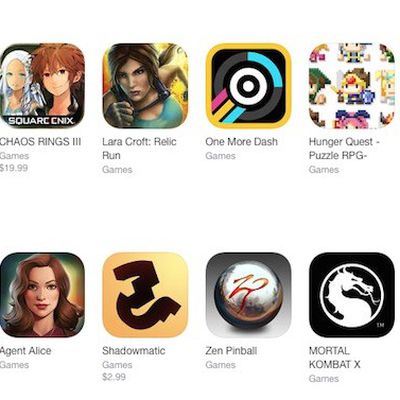 App Store Games Section Curated