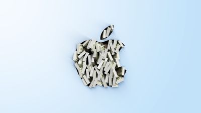 Apple Logo Cash Feature Blue - اپل این هفته برای مدت کوتاهی از ارزش ترکیبی بازار آمازون، آلفابت و متا فراتر رفت