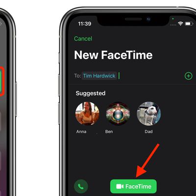 facetime how to share