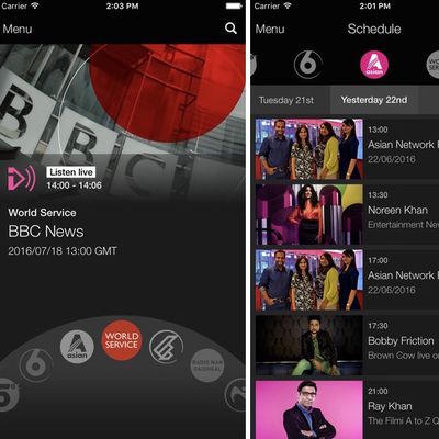 BBC iPlayer Radio app