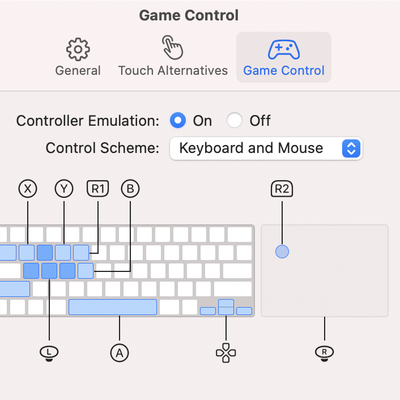 game control emulation