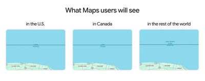 Google Maps Lake America