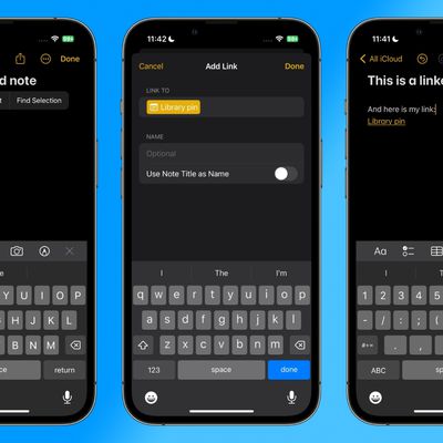 linking notes ios 17